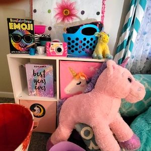 two twin plush twin beds with Mattress/boxspring, karaoke, toys, furniture &more
